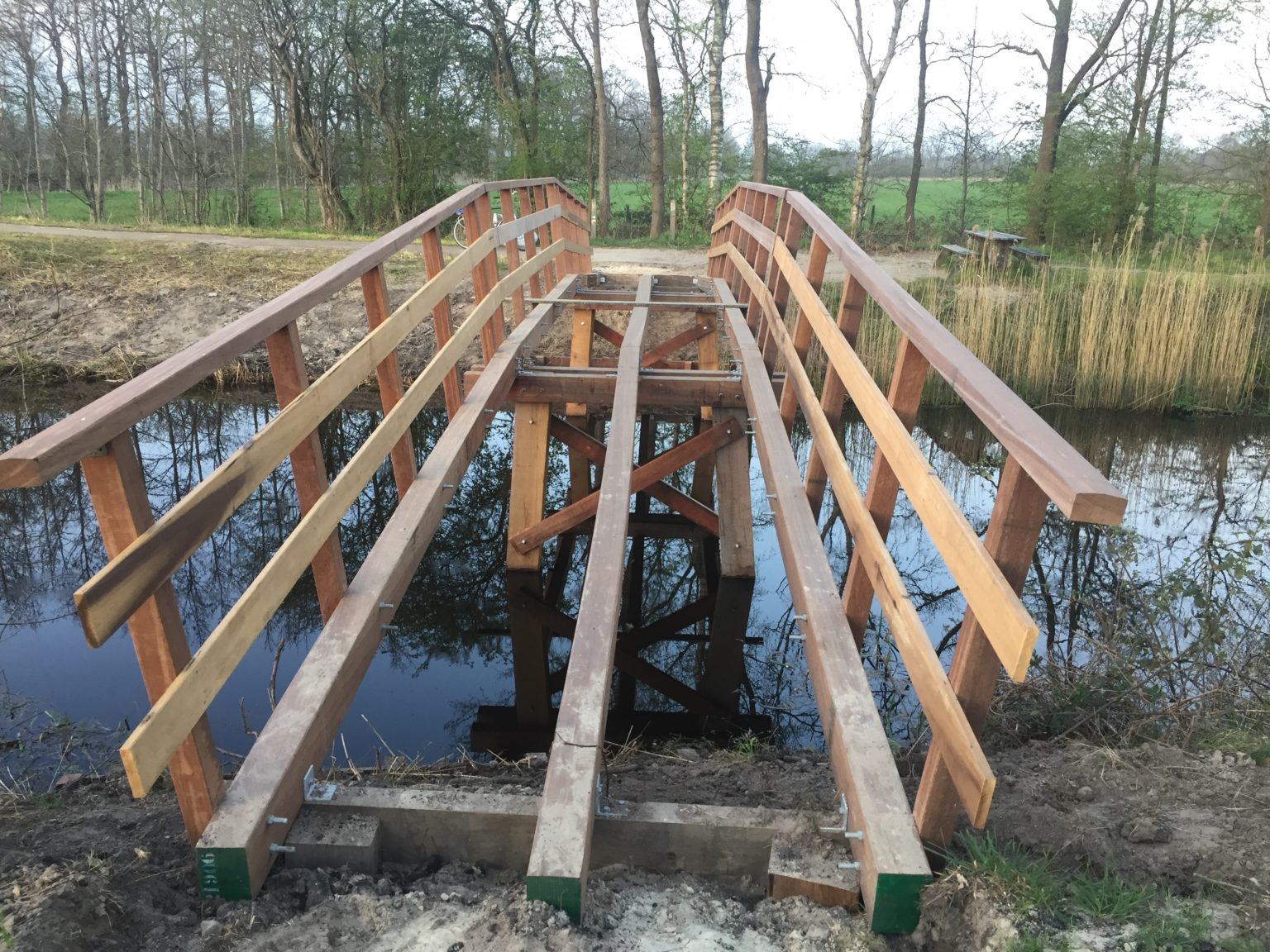 Houten bruggen gemeente Opsterland Ureterp en Gorredijk Macadam B.V.